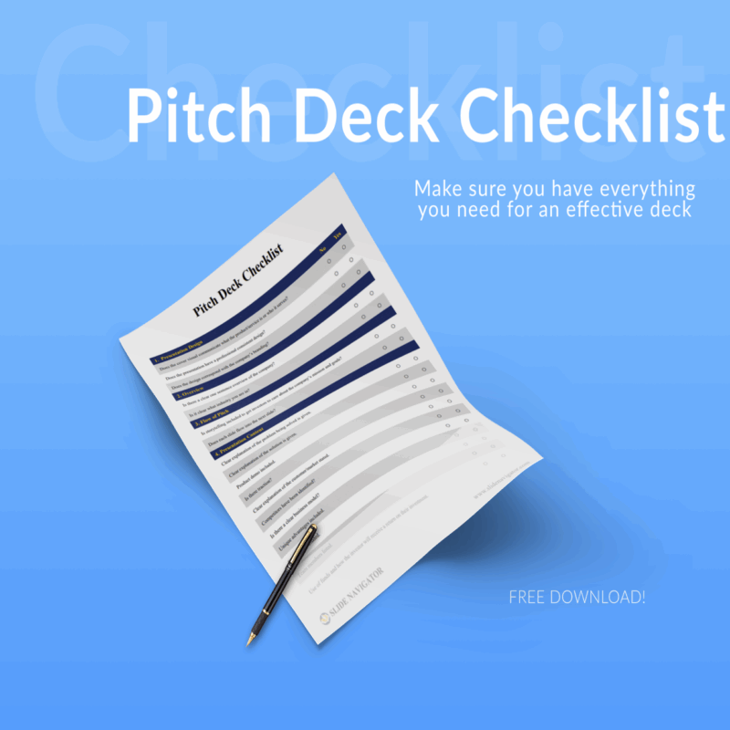 Pitch Deck Checklist