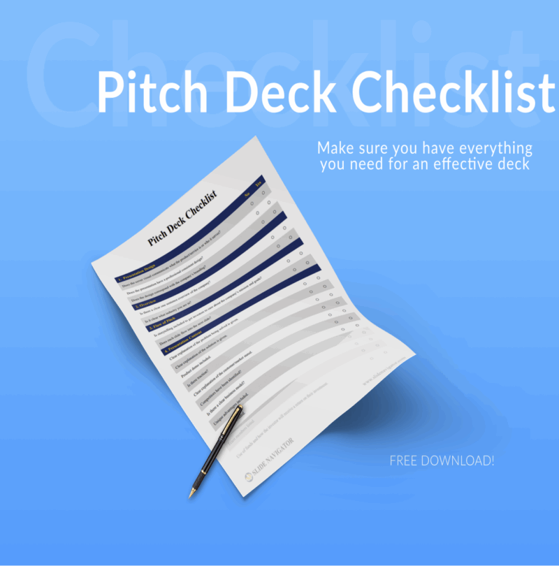 Pitch Deck Checklist