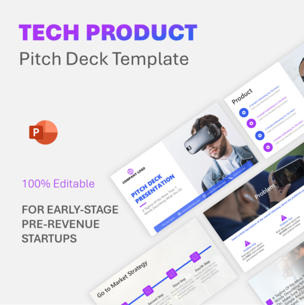 Tech Product Pitch Deck Template