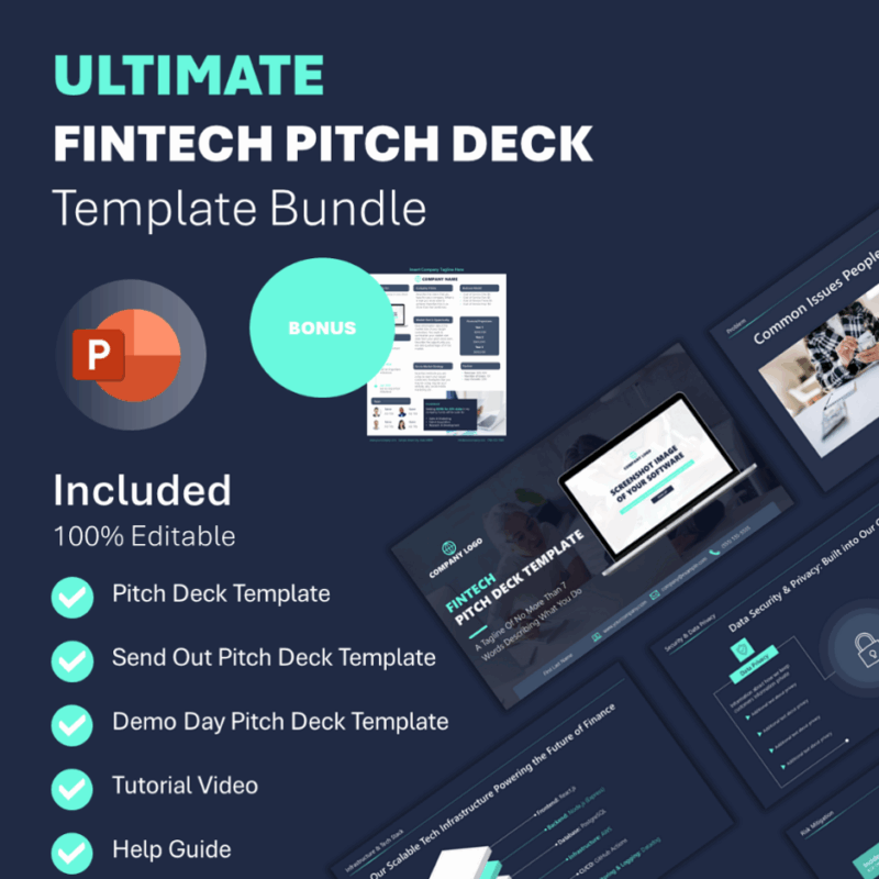 Fintech Pitch Deck PowerPoint Template