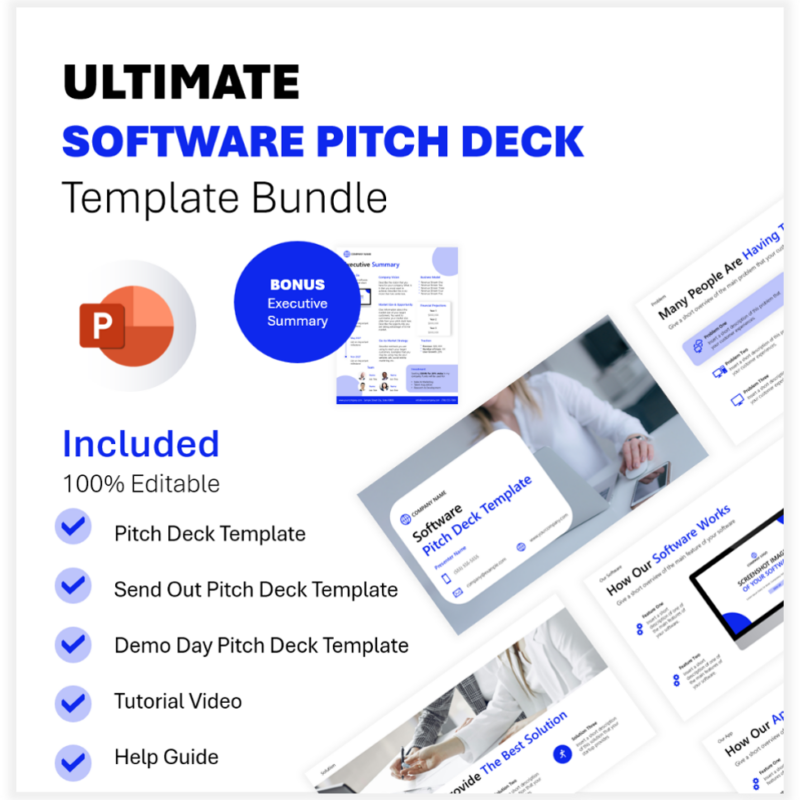 Ultimate Software Pitch Deck Template Bundle