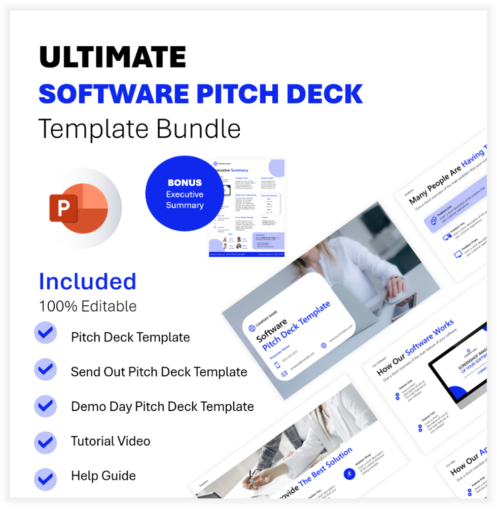 Ultimate Software Pitch Deck Template Bundle