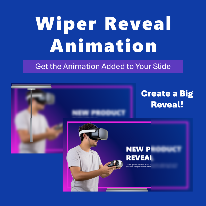 Wiper Reveal Animation