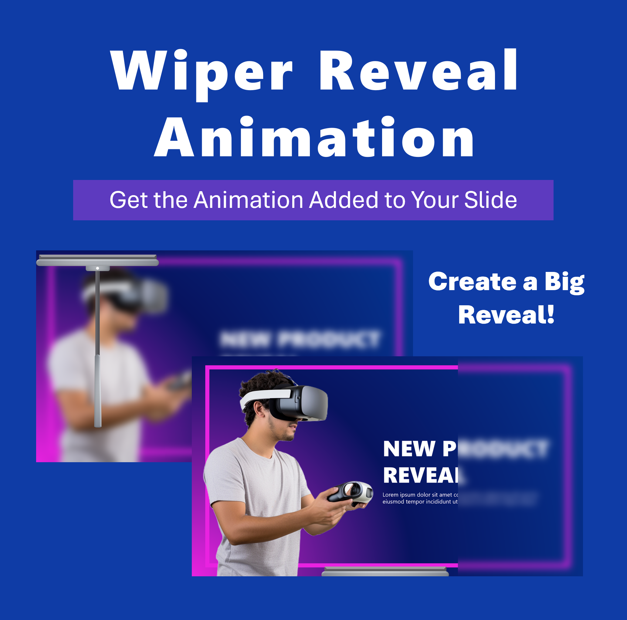 Wiper Reveal Animation